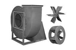 Industrial radial fume exhaust fan